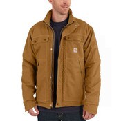 Carhartt FR Full Swing Quick Duck Coat in brown